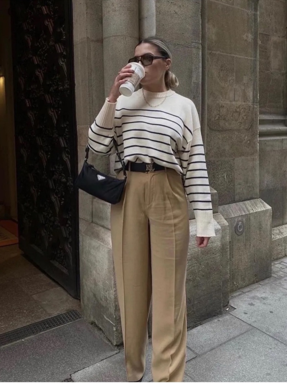 ZARA oversized striped knit sweater - Picture 3 of 11